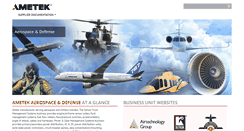 Desktop Screenshot of ametekaerospaceanddefense.com